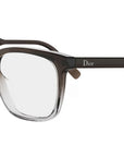 DiorRibbonO S1I Brown Squared Eyeglasses