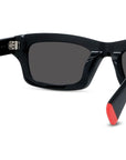 AKA Black Rectangular Sunglasses