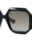 Anagram Black Geometric Sunglasses
