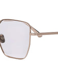 GemDiorO S6U Gold Geometric Eyeglasses