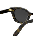 DiorMidnight B2I Havana Cat Eye Sunglasses