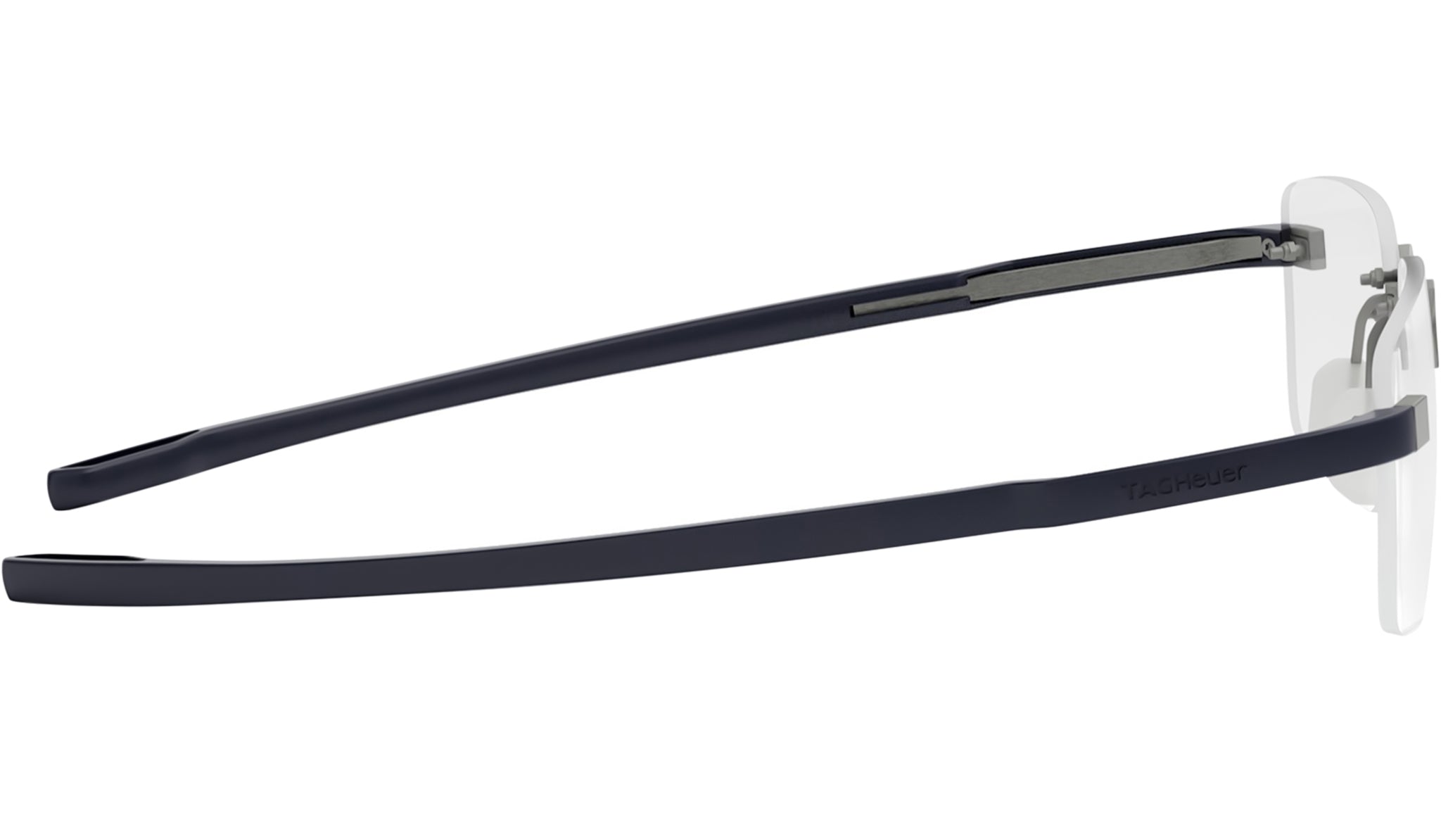 Flex Silver Rectangular Eyeglasses