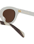 Triomphe Mini Brown Round Sunglasses
