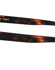 Triomphe Mini Havana Round Sunglasses