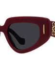 Anagram Bordeaux Geometric Sunglasses
