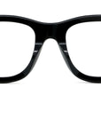 1970 Black Geometric Eyeglasses