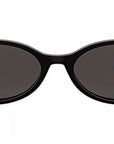 DiorTreasure R1I Shiny Black Oval Sunglasses