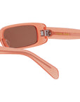 CELINE 3 Dots Orange Rectangular Sunglasses