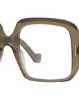 Anagram Beige Geometric Eyeglasses