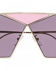 Puzzle Gold Geometric Sunglasses