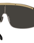 Speed Shield Silver Mask Sunglasses