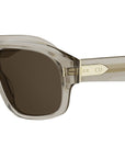 DiorTailoring N1I Brown Geometric Sunglasses