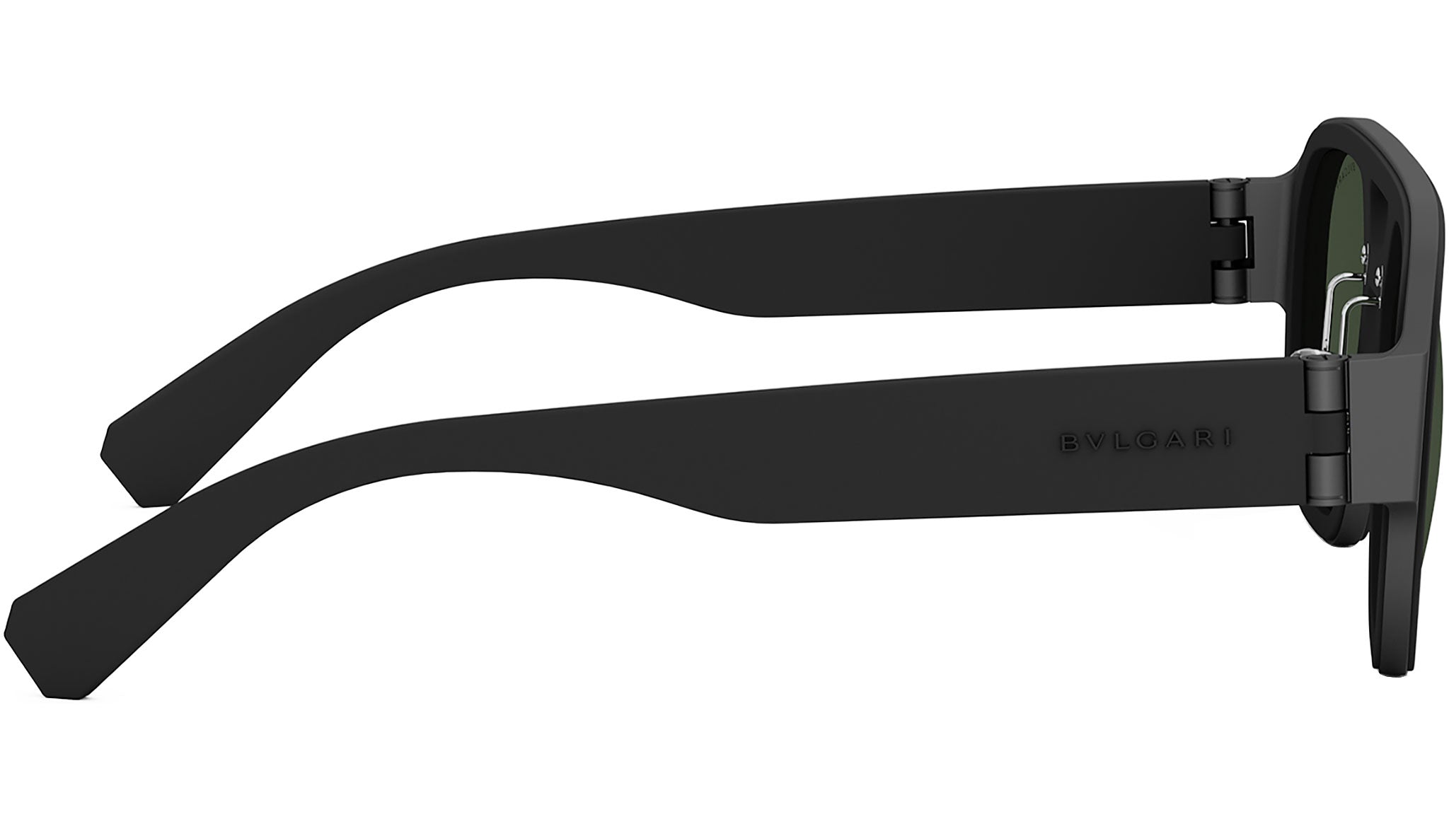Aluminium Black Pilot Sunglasses
