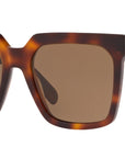 CELINE 3 Dots Havana Geometric Sunglasses