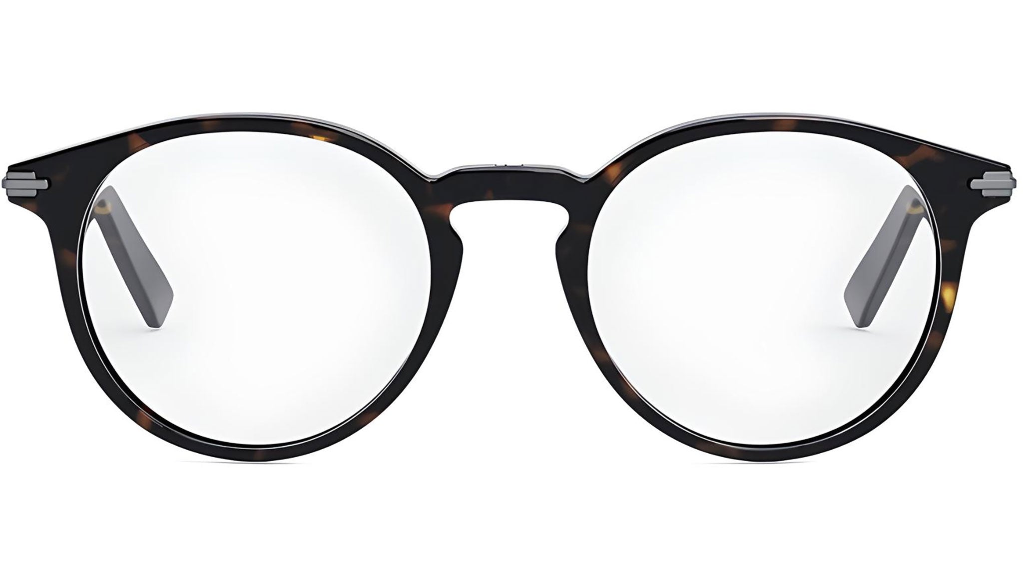 DiorBlackSuitO R6I Havana Round Eyeglasses