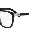 CD IconO 2I Shiny Grey Squared Eyeglasses