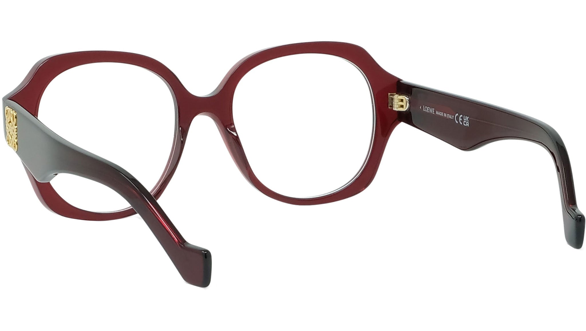 Anagram Bordeaux Geometric Sunglasses