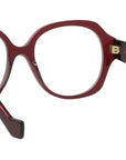 Anagram Bordeaux Geometric Sunglasses