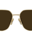GVSpeed Gold Geometric Sunglasses