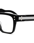 CD DiamondO S6I Black Square Eyeglasses