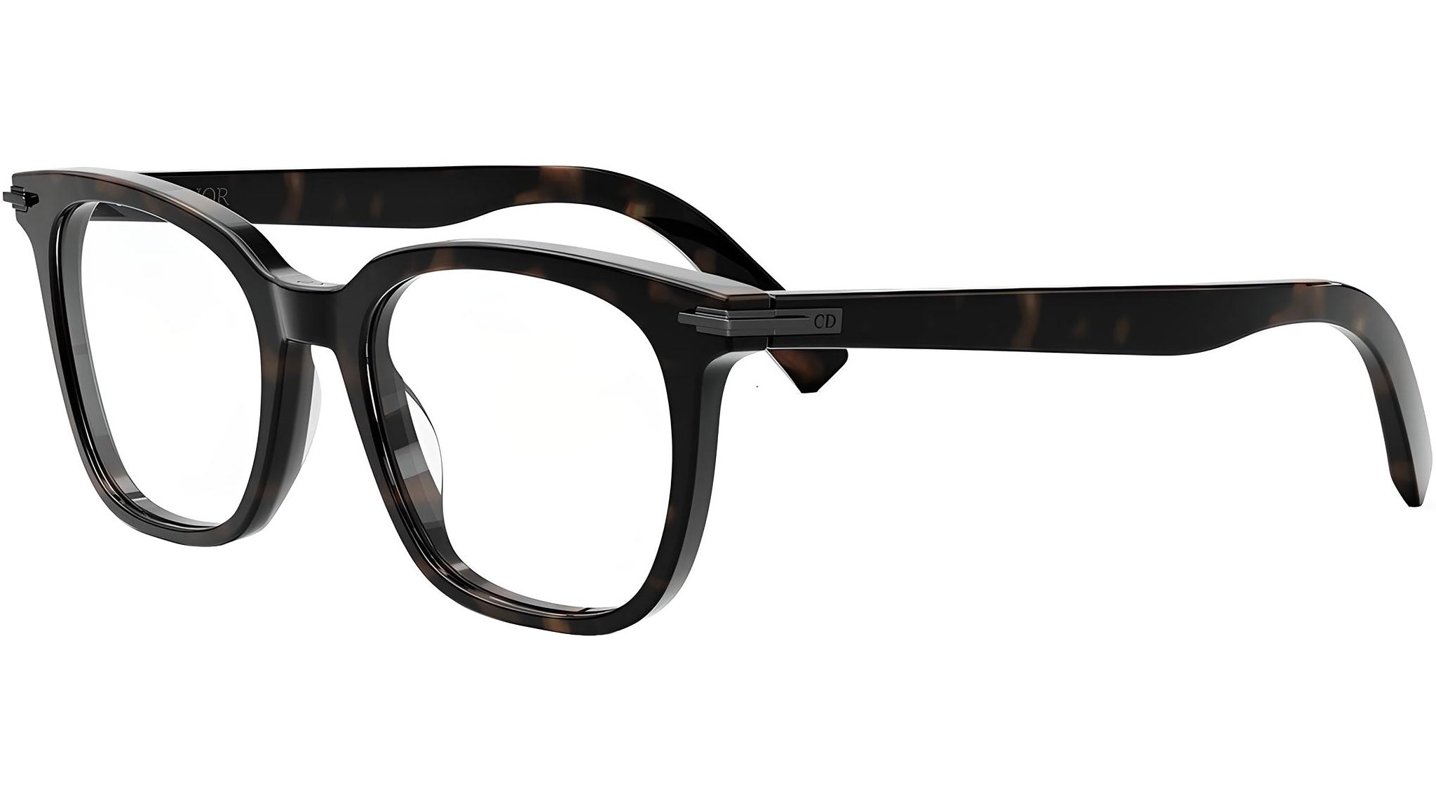 DiorBlackSuitO S20I Havana Geometric Eyeglasses