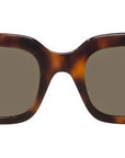 Slim Tortoise Rectangular Sunglasses