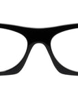 Thin Black Geometric Eyeglasses