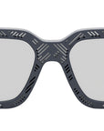 Fendi Shadow Grey Rectangular Sunglasses
