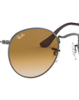 Round Flat Lenses RB3447N gunmetal