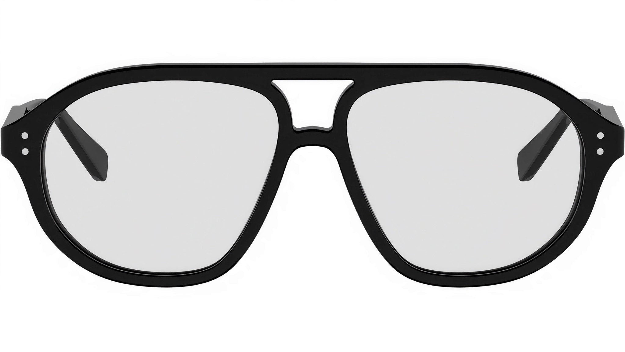 CELINE Thin Black Pilot Sunglasses