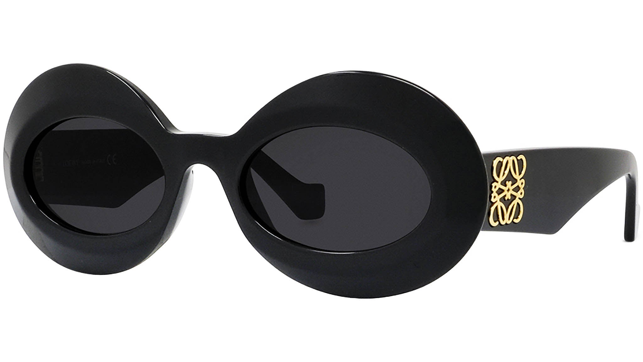 Chunky LW40091I 01A Black Oval Sunglasses
