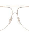 Signature Gold Geometric Eyeglasses
