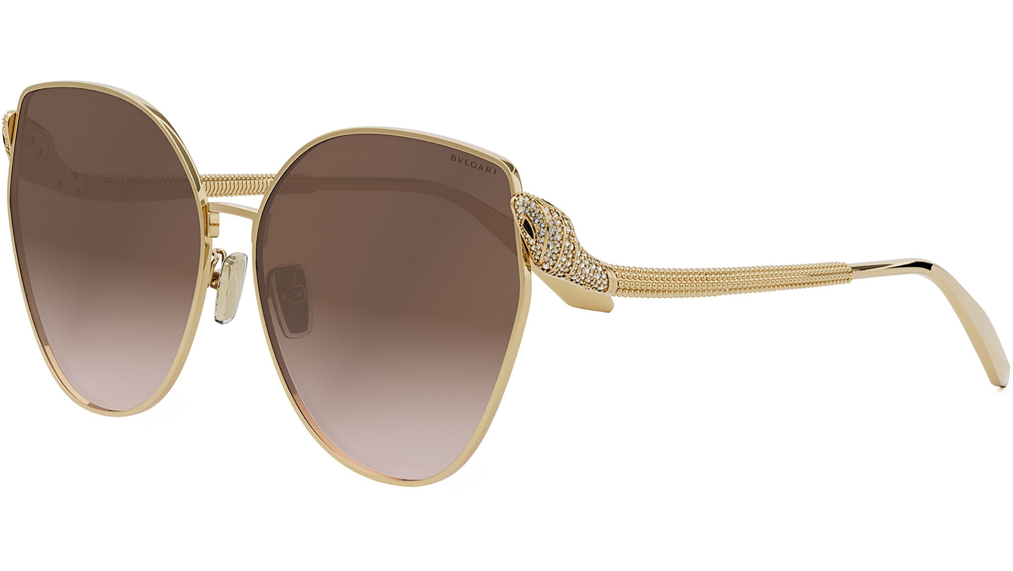 Serpenti Yellow Butterfly Sunglasses