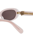 Dior Oblique B1I Pink Oval Sunglasses