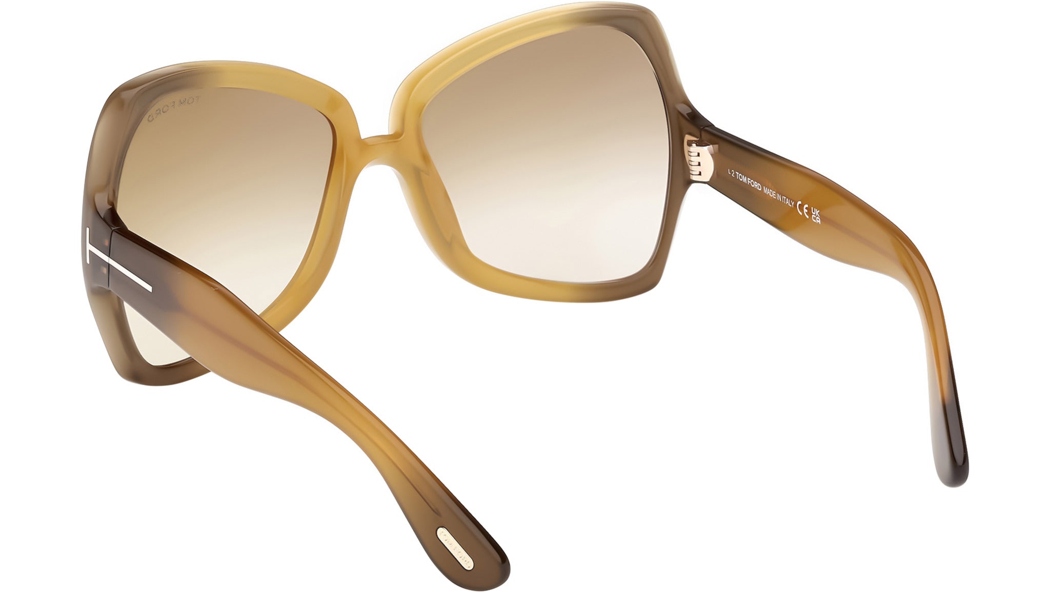 ㊶トモ Occhiali da sole Tom Ford Jerry FT1222 41F Giallo Sfumato – Ottica