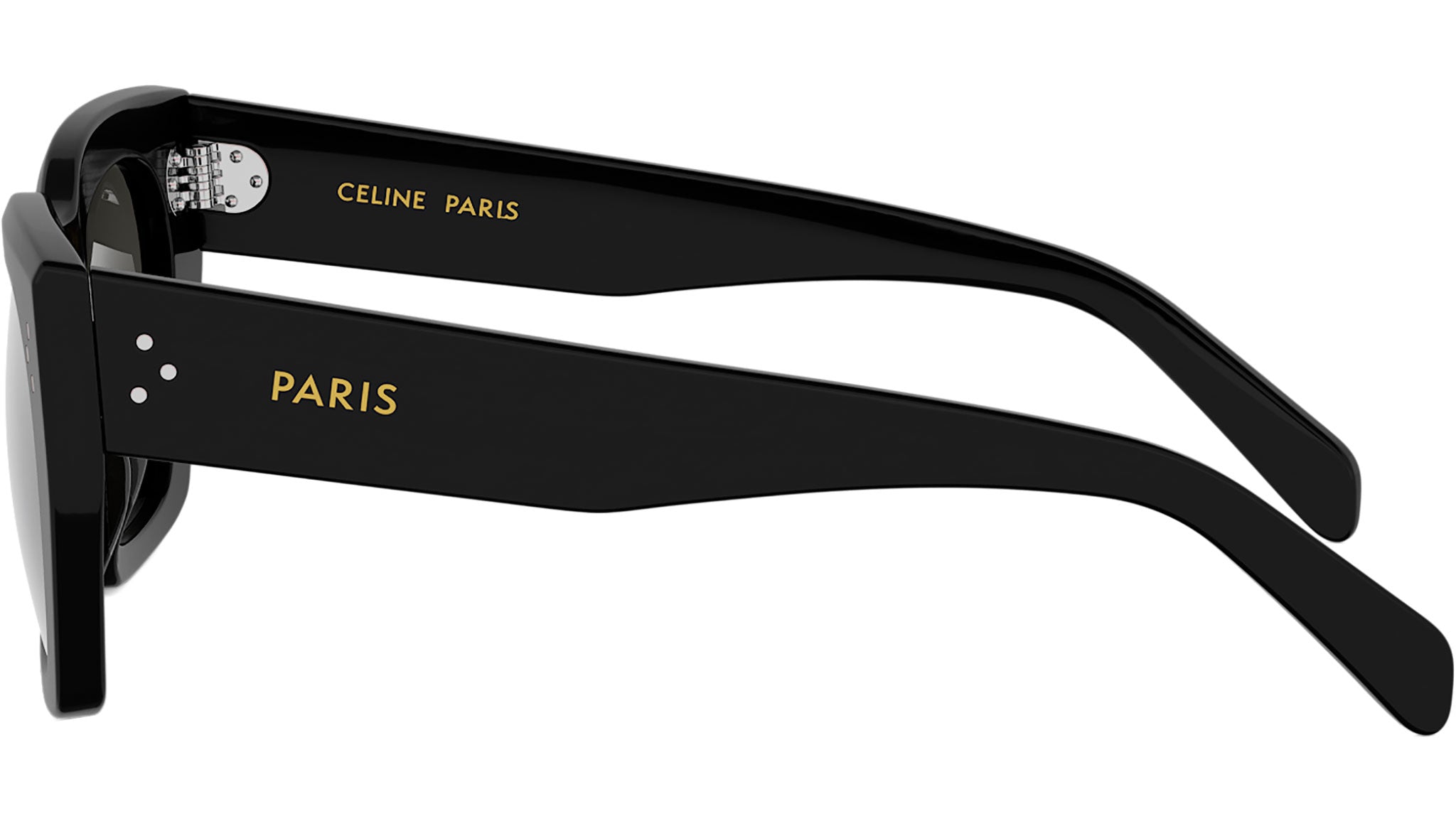 CELINE 3 Dots Black Square Sunglasses
