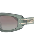 DiorSignature S9U Green Geometric Sunglasses