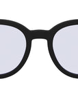 Aluminium Black Pantos Eyeglasses