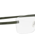 Flex Silver Rectangular Eyeglasses