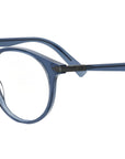 DiorBlackSuitO R6I Blue Round Eyeglasses