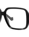 Anagram Black Square Eyeglasses