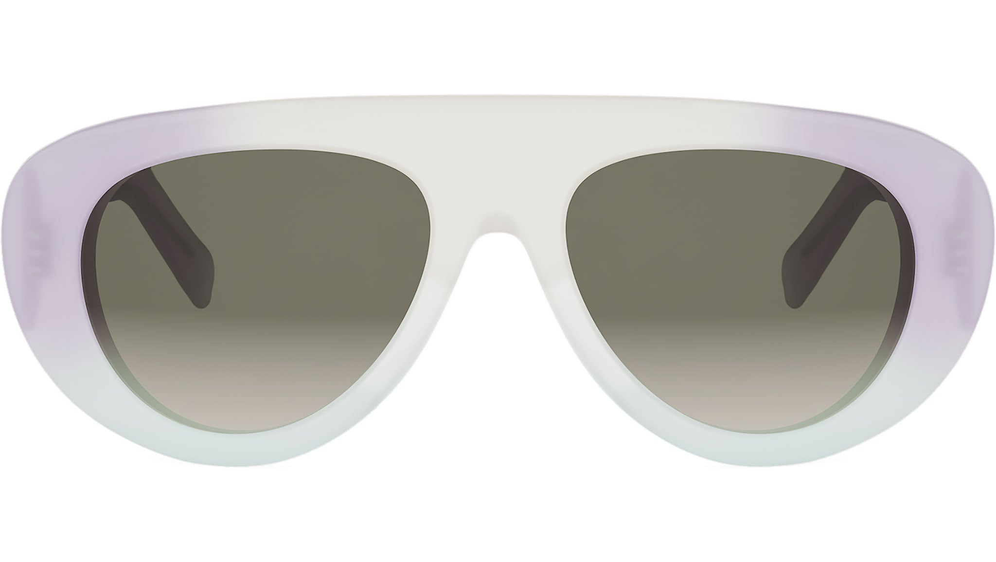 Triomphe Stamp Violet Pilot Sunglasses