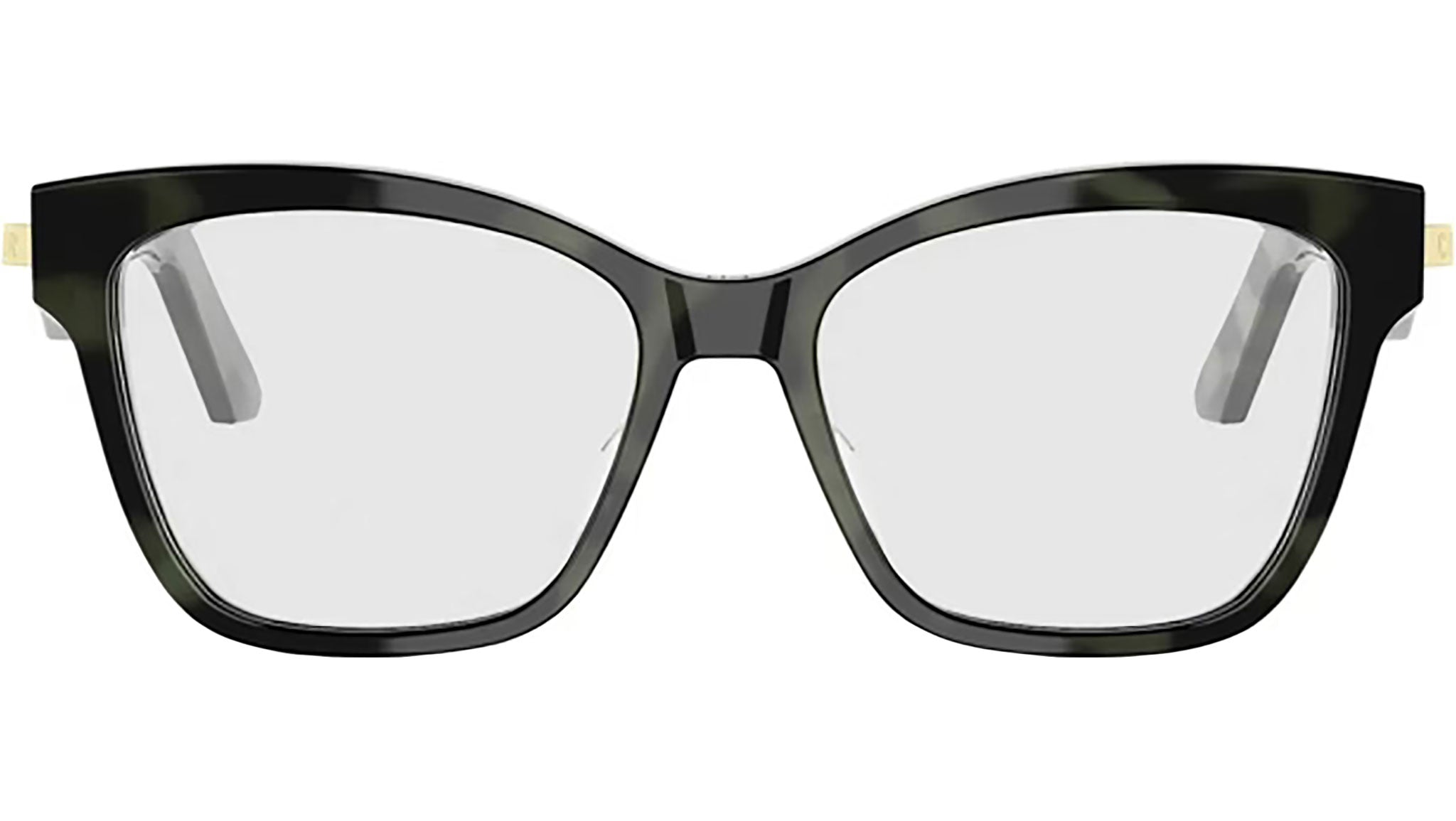 CDiorO S4I Dark Green Cat Eye Eyeglasses
