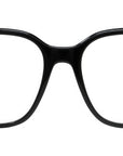 Slim Black Square Eyeglasses