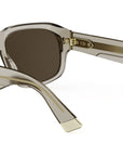 DiorTailoring N1I Brown Geometric Sunglasses