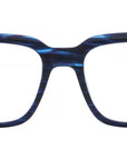 Zander Blue Square Eyeglasses