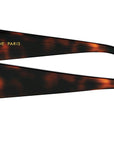 Triomphe Stamp Havana Round Sunglasses