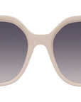 Lettering Pink Square Sunglasses