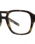 GV One Havana Geometric Eyeglasses