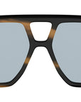 Slim Havana Pilot Sunglasses